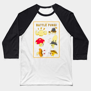 Battle Fungi by Sobre Alba Baseball T-Shirt